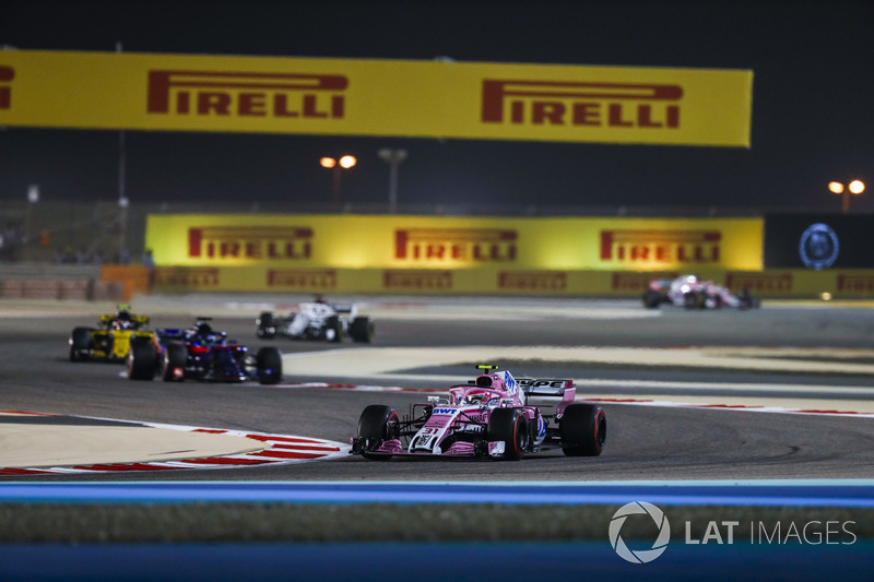 Естеан Окон, Force India VJM11 Mercedes, Брендон Хартлі, Toro Rosso STR13 Honda, Карлос Сайнс-мол., Renault Sport F1 Team R.S. 18