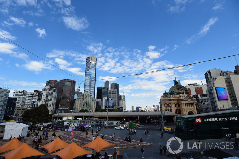 Una vista di Melbourne