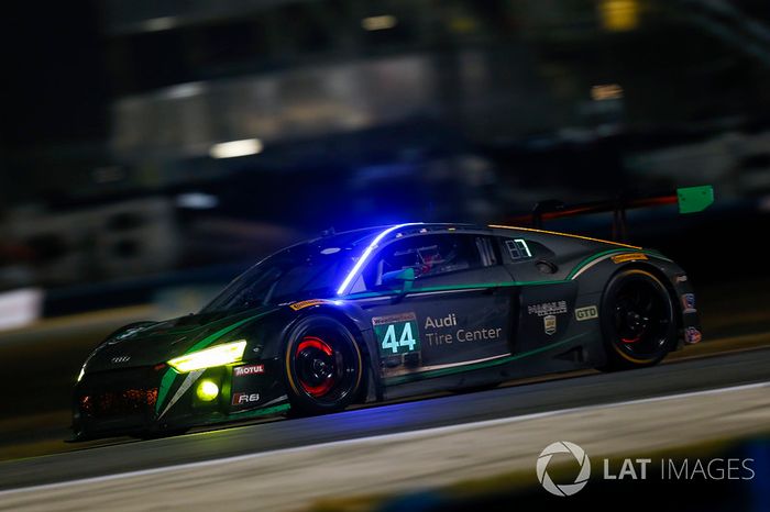 #44 Magnus Racing Audi R8 LMS GT3, GTD: John Potter, Andy Lally, Andrew Davis, Markus Winkelhock