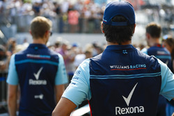 Lance Stroll, Williams Racing, et Sergey Sirotkin, Williams Racing