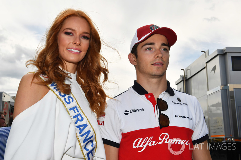 Charles Leclerc, Sauber e Miss France