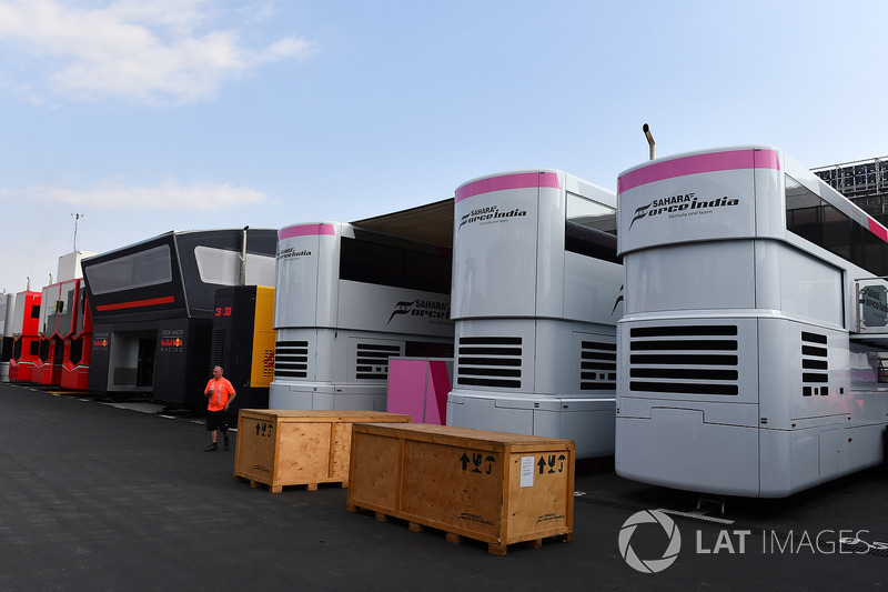 Force India F1 freight