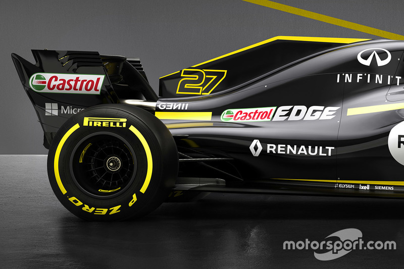 Renault F1 Team RS18 arka detay