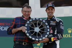 Podium: Jamie Whincup, Triple Eight Race Engineering Holden with the Larry Perkins Trophy