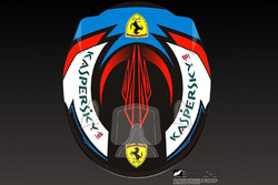 Casco de Kimi Raikkonen, Ferrari