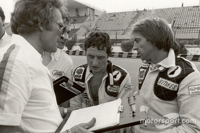 Patrick Depailler, Ligier; Jacques Laffite, Ligier