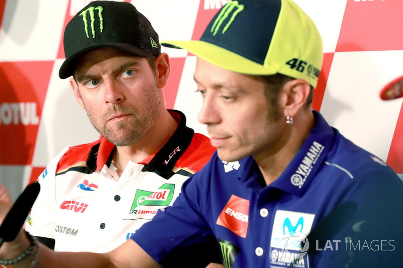 Press Conference, Cal Crutchlow, Team LCR Honda, Valentino Rossi, Yamaha Factory Racing