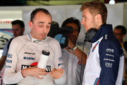 Robert Kubica, Williams y Sergey Sirotkin, Williams