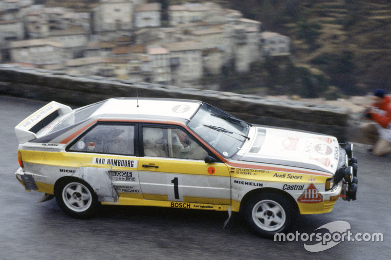 Walter Röhrl, Christian Geistdörfer, Audi Quattro A2