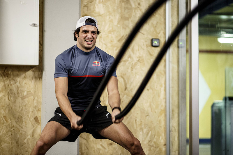 Carlos Sainz Jr., Scuderia Toro Rosso, in volle training