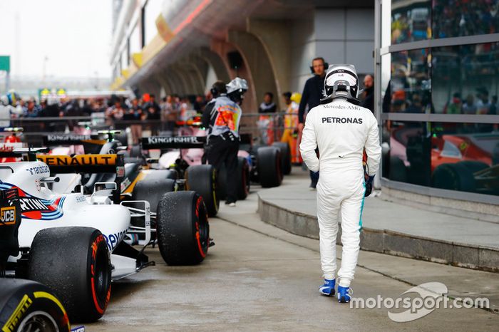 Valtteri Bottas, derrotado. Su compañero lidera el campeonato, él fue 6º