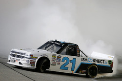 Race winner Johnny Sauter, GMS Racing Chevrolet