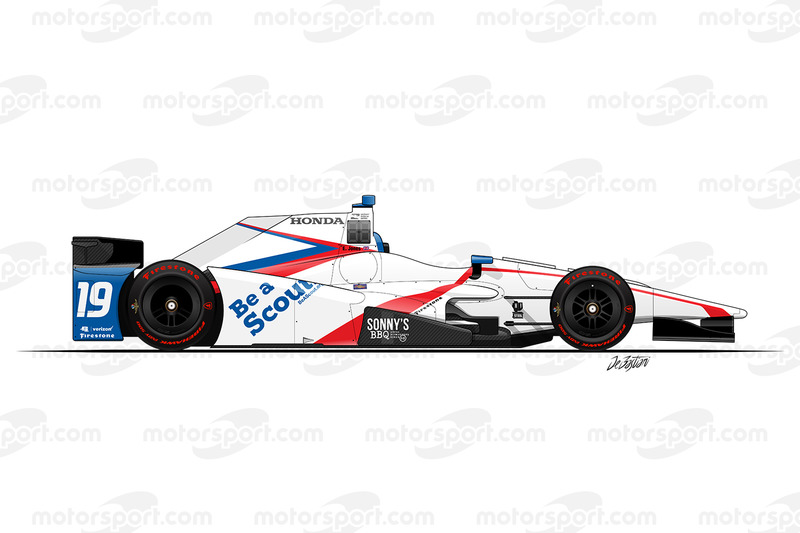 #19 - Ed Jones, Dale Coyne Racing Honda