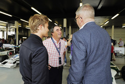 Nico Rosberg, Nigel Mansell , Ross Brawn, Director de Motorsports, FOM