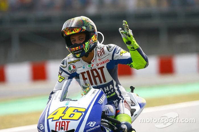 Ganador de la carrera Valentino Rossi, Yamaha Factory Racing
