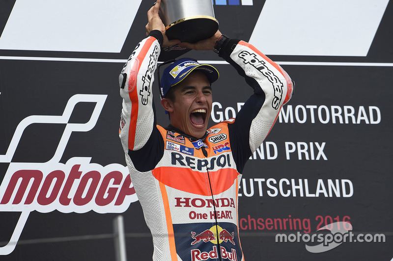 Podium: winner Marc Marquez, Repsol Honda Team