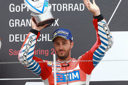 Podio: terzo Andrea Dovizioso, Ducati Team