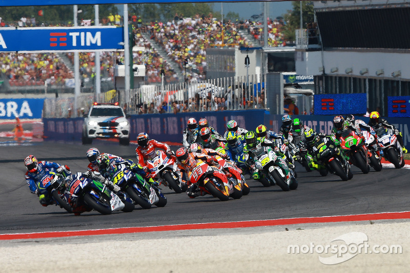 Start: Jorge Lorenzo, Yamaha Factory Racing, führt