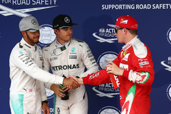 Qualifying: 2. Lewis Hamilton, Mercedes AMG F1; 1. Nico Rosberg, Mercedes AMG F1; 3. Kimi Räikkönen,