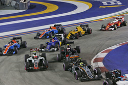 Sergio Pérez, Sahara Force India F1 VJM09 al inicio de la carrera