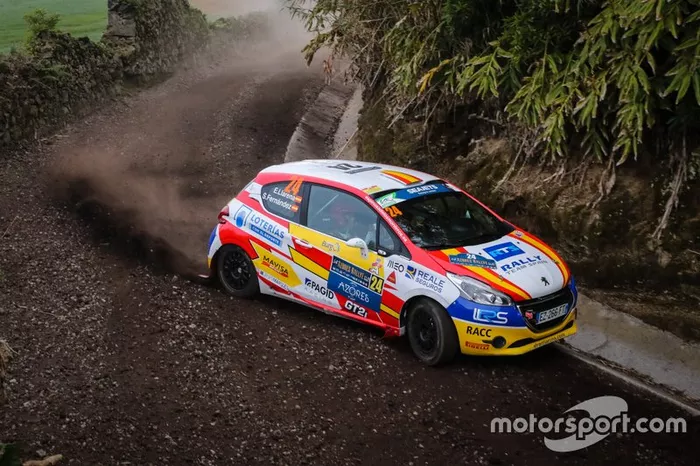 Efren Llarena, Sara Fernandez, Peugeot 208 R2, Rally Team Spain