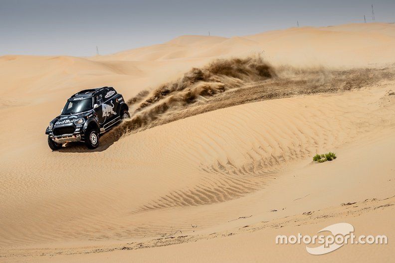 #308 Stephane Peterhansel, Andreea Mayer, MINI X-Raid