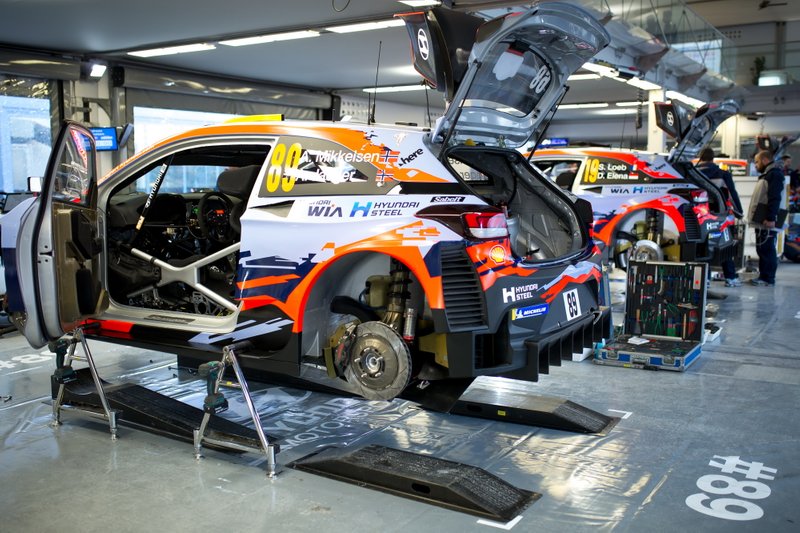 Hyundai Motorsport team area