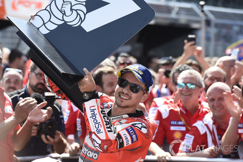 Winner Jorge Lorenzo, Ducati Team