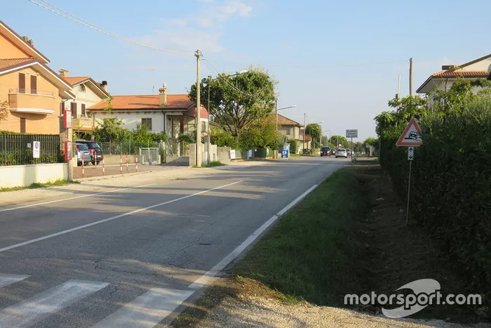 Unfallstelle von Nicky Hayden in Misano