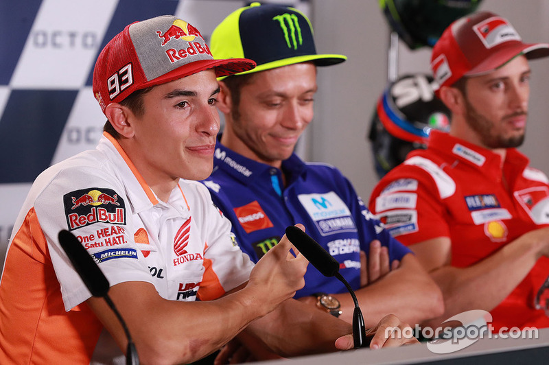 Валентино Россі, Yamaha Factory Racing, Марк Маркес, Repsol Honda Team