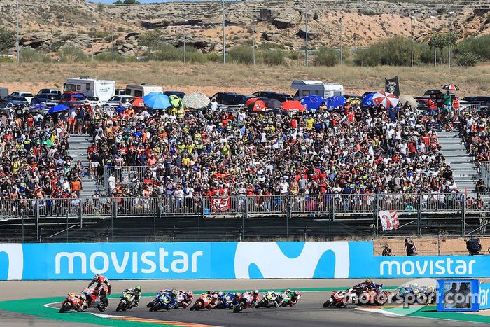 Jorge Lorenzo, Ducati Team crash at the start 
