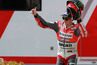 Podium: second place Jorge Lorenzo, Ducati Team