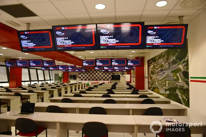 Sala de prensa del Circuito de Mugello