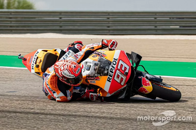 Sturz: Marc Marquez, Repsol Honda Team