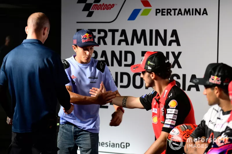 Marc Marquez, Gresini Racing, Francesco Bagnaia, Ducati Team