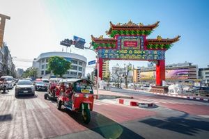Bicicletas camino del lanzamiento