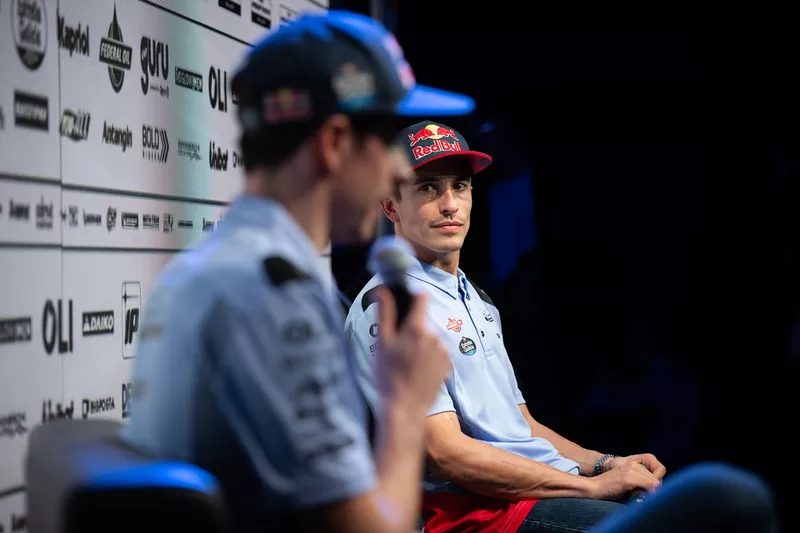 Álex Márquez, Gresini Racing, et Marc Márquez, Gresini Racing