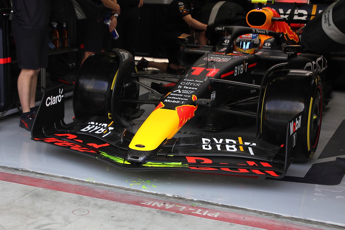 Alerón delantero del Red Bull Racing RB18