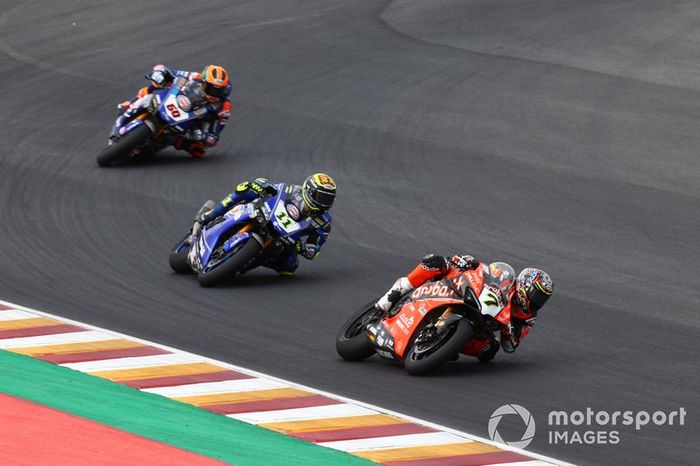Chaz Davies, Aruba.it Racing-Ducati Team, Sandro Cortese, GRT Yamaha WorldSBK, Michael van der Mark, Pata Yamaha