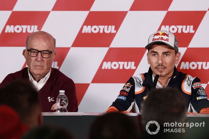 Carmelo Ezpeleta, Dorna Sports CEO'su, Jorge Lorenzo, Repsol Honda Team