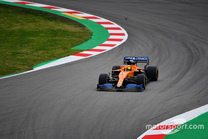 Lando Norris llevará el McLaren MCL35 en la segunda jornada