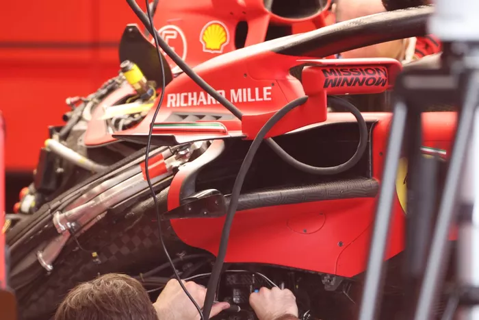 Detalle del Ferrari SF21