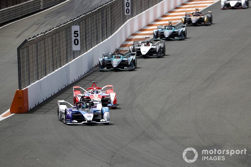 Jake Dennis, BMW i Andretti Motorsport, BMW iFE.21, Alex Lynn, Mahindra Racing, M7Electro, Oliver Turvey, NIO 333, NIO 333 001, Norman Nato, Venturi Racing, Silver Arrow 02, Tom Blomqvist, NIO 333, NIO 333 001, Norman Nato, Venturi Racing, Silver Arrow 02