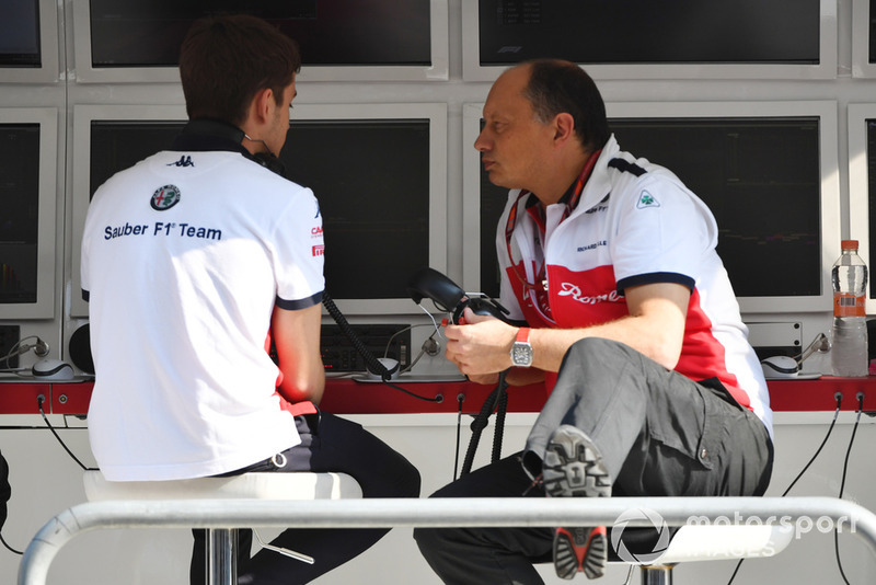 Шарль Леклер, Sauber, керівник Sauber Фредерік Вассьор