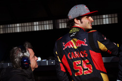 Carlos Sainz met zoon Carlos Sainz Jr., Scuderia Toro Rosso