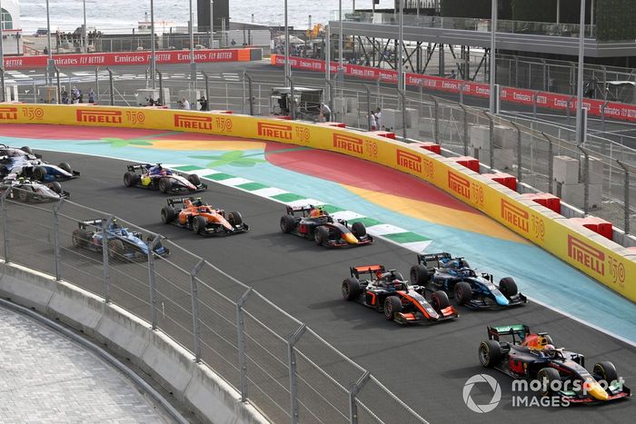 Dennis Hauger, Prema Racing,  Jake Hughes, Van Amersfoort Racing, Jehan Daruvala, Prema Racing 