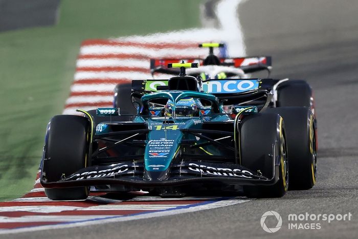 Fernando Alonso, Aston Martin Racing, Oliver Bearman, Haas F1 Team