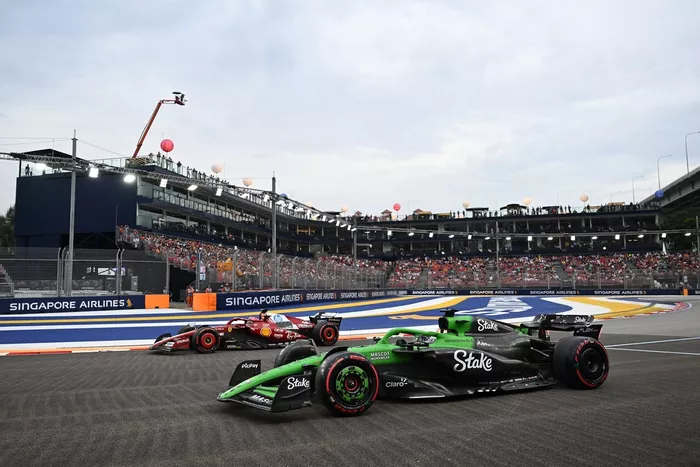 Charles Leclerc, Ferrari, Nico Hulkenberg, Sauber