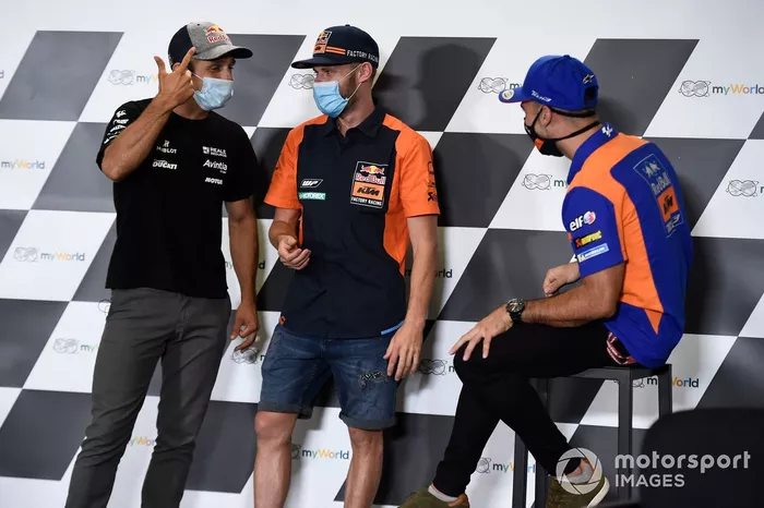 Johann Zarco, Avintia Racing, Brad Binder, Red Bull KTM Factory Racing, Miguel Oliveira, Red Bull KTM Tech 3 
