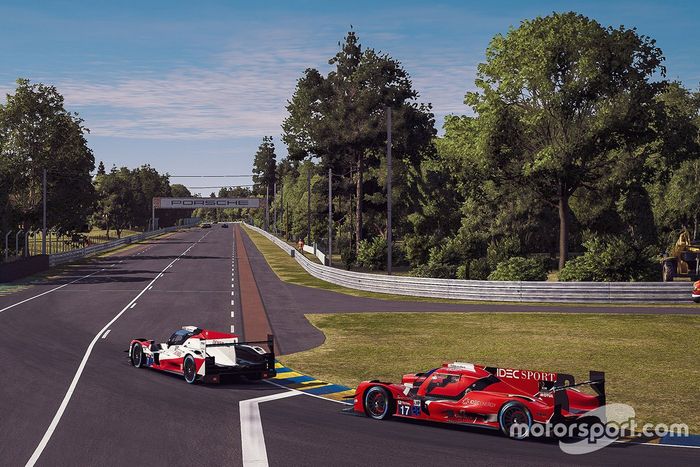 #7 Toyota Gazoo Racing Oreca 07 LMP2: Mike Conway, Kamui Kobayashi, Jose Maria Lopez, Maxime Brient, #17 Idec Sport Racing Oreca 07 LMP2: Paul-Loup Chatin, Richard Bradley, Franco Colapinto, Josh Purwien